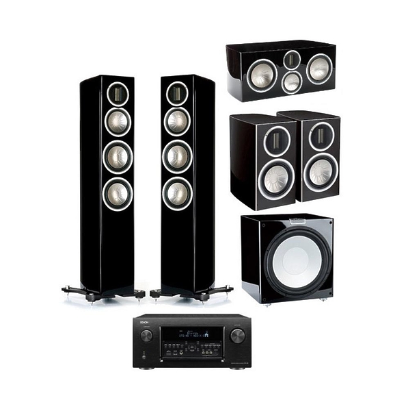 Напольная акустика Monitor Audio Gold GX 300 black gloss артикул 396371FV-1 фото 4