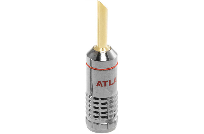 Разъем Atlas Metal Z-plug Screw, красный артикул 168854Si-1