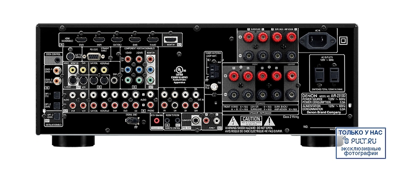 AV Ресивер Denon AVR-2310, Black артикул 388699FV-1 фото 5