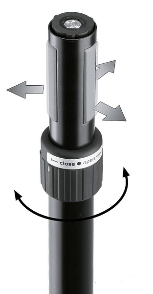 Стойка K&M K&M 21467-000-55  спикерная стойка на треноге Ring Lock артикул 125462Si-1