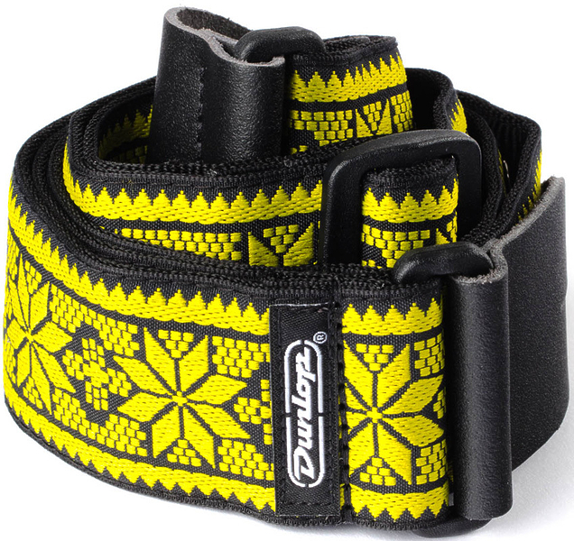 Ремень для гитары Dunlop D6702YE Jacquard Fillmore Yellow артикул 279667Si-1 фото 3
