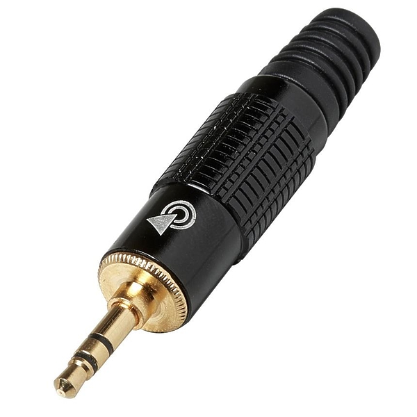 Разъем MiniJack Bespeco SS70BK (стерео прямой) артикул 257384Si-1