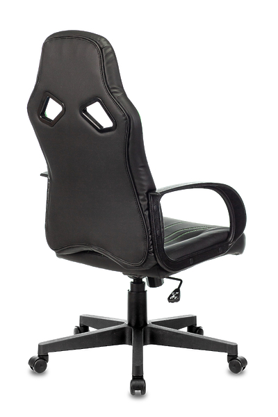 Кресло Zombie RUNNER GREEN (Game chair RUNNER black/green eco.leather cross plastic) артикул 263200Si-1 фото 5