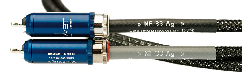 Кабель межблочный аудио Silent Wire NF 33 Ag, RCA 0.6m артикул 133073Si-1
