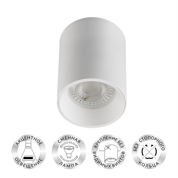 Светильник накладной Denkirs DK3110-WH (White) артикул 270707Si-1 фото 3
