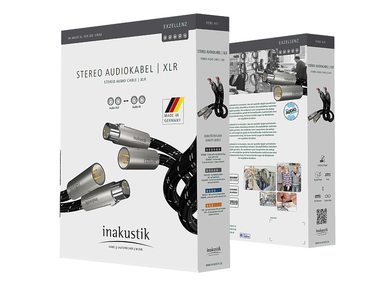 XLR кабель In-Akustik Exzellenz Stereo Cable XLR 1.5m #006050015 артикул 150513Si-1 фото 3