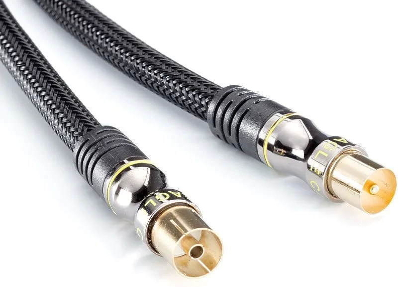 Антенный кабель Eagle Cable DELUXE Antenna 100dB Koax m-f 1,6 m, 10038016 артикул 250123Si-1