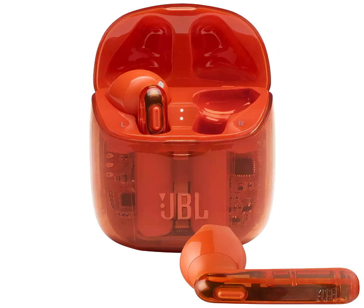 Наушники JBL Tune 225TWS GHOST orange (JBLT225TWSGHOSTORG) артикул 243828Si-1