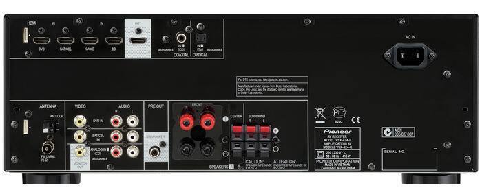 Pioneer VSX-424-K артикул 104564Si-1 фото 4