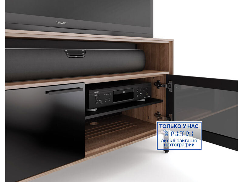 Подставка под ТВ и HI-FI BDI CAVO 8168 walnut артикул 100643Si-1 фото 4