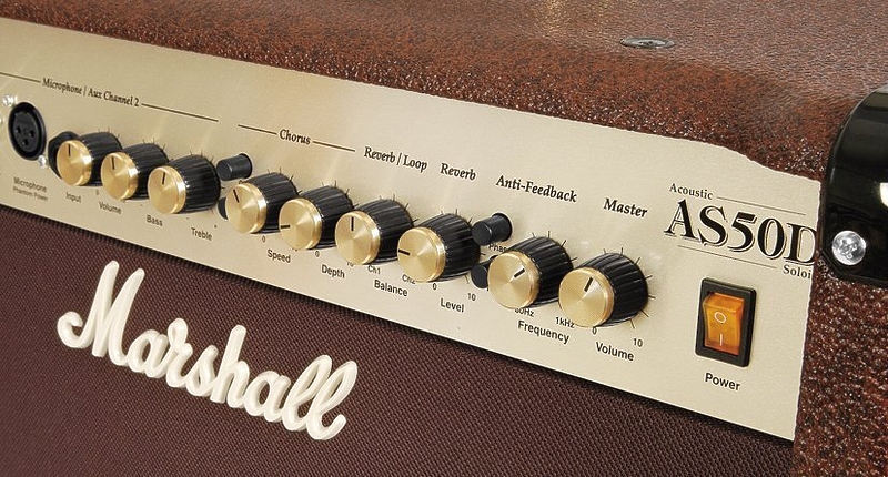 Комбо усилитель MARSHALL AS50D 50W 2X8'' ACOUSTIC SOLOIST COMBO артикул 131404Si-1 фото 7