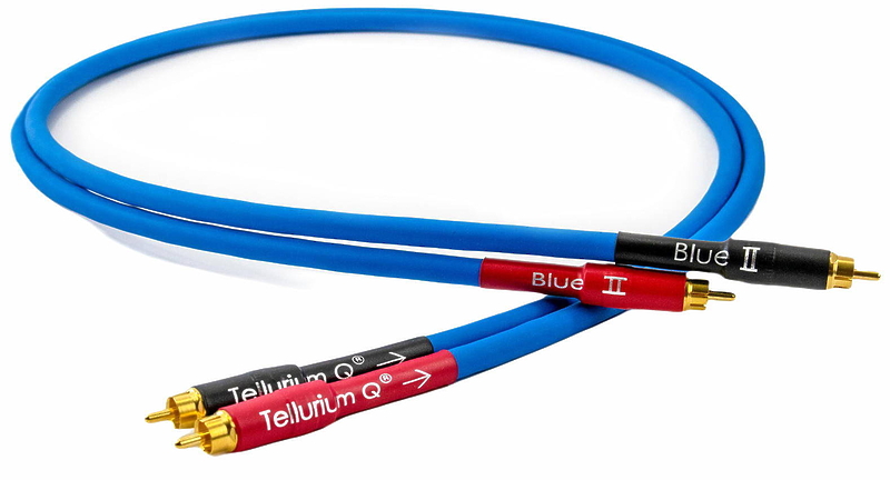 Кабель межблочный аудио Tellurium Q Blue II RCA 3,0м артикул 254267Si-1