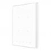 Выключатель сенсорный Zennio ZVI-TMDP4-PW KNX Touch-MyDesign Plus, 4-кнопочный, 5 дополнительных сенсорных зон, 2хAI/DI, термостат, датчик температуры, LED индикация, пластиковая рамка, установка в монтажную коробку, 90х123х13 мм