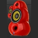 Активная акустика PodSpeakers BigPod red