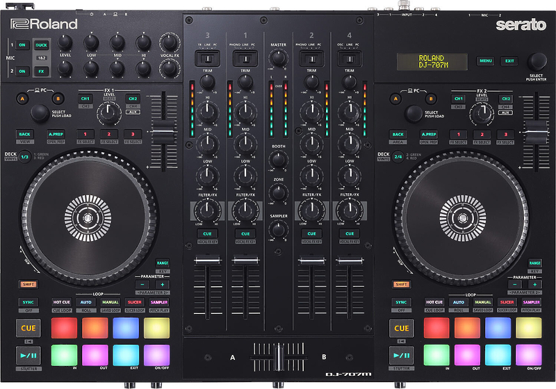 DJ контроллер Roland DJ-707M артикул 230318Si-1
