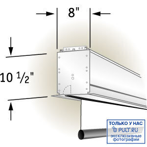 Экран Draper Ultimate Access/Е (92"/16:9) 114х203 М1300 артикул 346186FV-1 фото 4