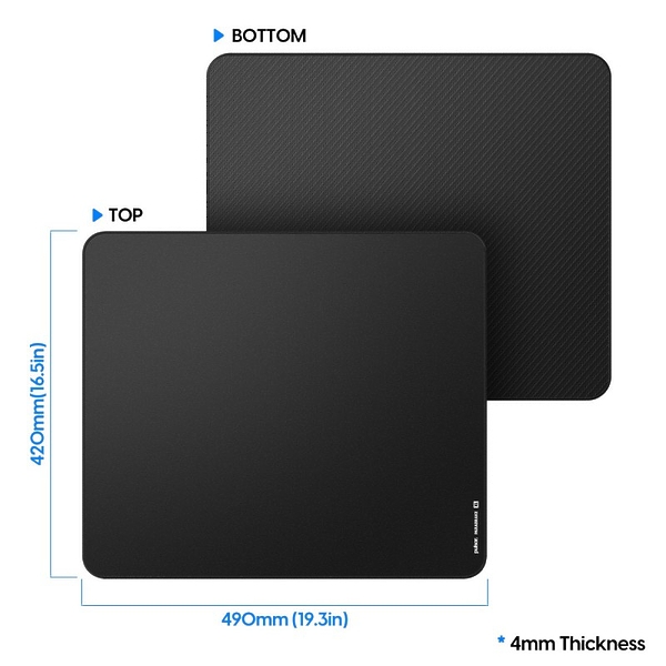 Игровой коврик Pulsar ParaBrake V2 Mouse Pad XL Black (490x420) артикул 314945Si-1 фото 4