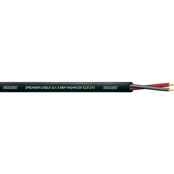 Акустический кабель Cordial CLS 215 BLACK артикул 300415Si-1