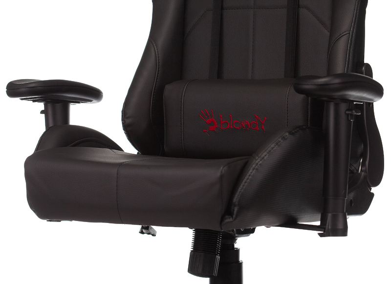 Кресло A4Tech BLOODY GC-550 (Game chair Bloody GC-550 black eco.leather cross) артикул 263445Si-1 фото 8