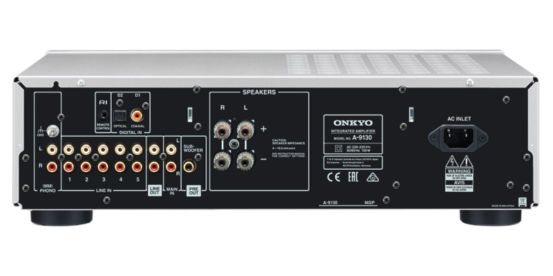 Стереоусилитель Onkyo A-9130 silver артикул 181910Si-1 фото 4