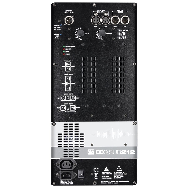 Активный сабвуфер LD Systems DDQ SUB 212 артикул 207884Si-1 фото 5