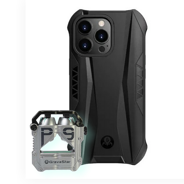 Комплект беспроводные наушники Gravastar Sirius Pro Space Gray + Ferra Black for iPhone 13 Pro артикул 271500Si-1