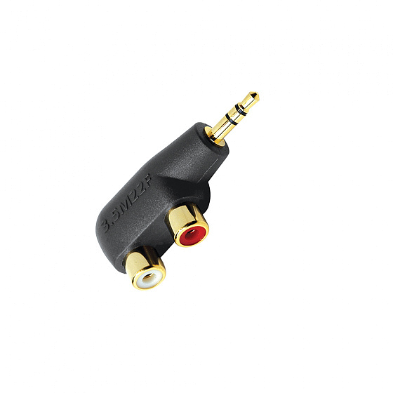 Переходник AudioQuest Hard Mini 3.5M - 2RCA артикул 221266Si-1