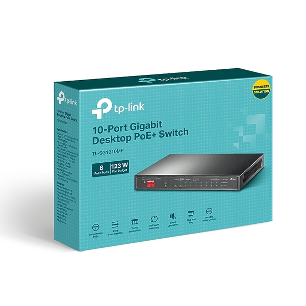 Коммутатор TP-LINK TL-SG1210MP артикул 303444Si-1 фото 5