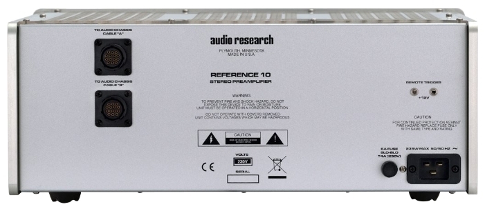 Предусилитель (стерео) Audio Research Reference 10 black артикул 104545Si-1 фото 4