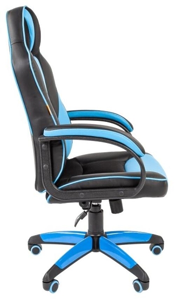 Кресло игровое Chairman game 17 00-07024559 Black/Blue артикул 269951Si-1 фото 4