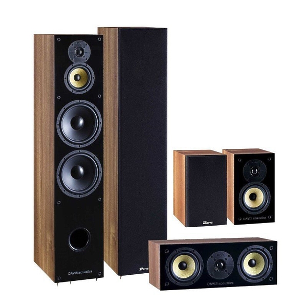 Комплект акустики Davis Acoustics Balthus Set 5.0 american walnut (90+30+10) артикул 175842Si-1