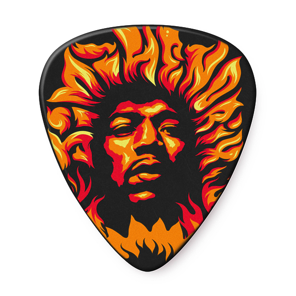 Медиаторы Dunlop JHP14HV Jimi Hendrix Voodoo Fire (6 шт) артикул 312882Si-1 фото 3