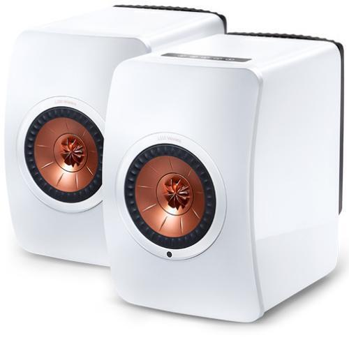Полочная акустика KEF LS 50 Wireless Titanium Grey/Red артикул 155459Si-1 фото 3