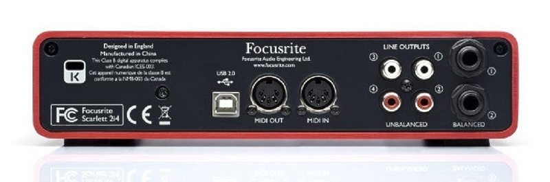 FOCUSRITE Scarlett 2i4 2nd Gen USB артикул 292270-1 фото 3