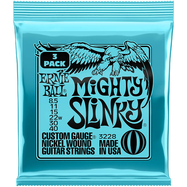 Струны для электрогитары Ernie Ball 3228 Nickel Wound Mighty Slinky артикул 291393Si-1