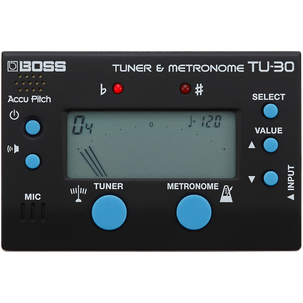 Тюнер и метроном Boss TU-30 артикул 224654Si-1 фото 4