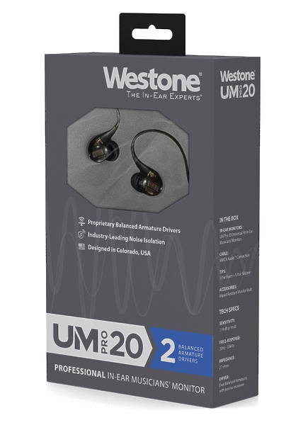 Наушники Westone UM PRO20 NEW Smoke артикул 208388Si-1 фото 3