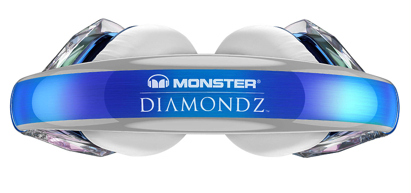 Наушники Monster DiamondZ On-Ear Clear Blue (137028-00) артикул 163193Si-1 фото 4