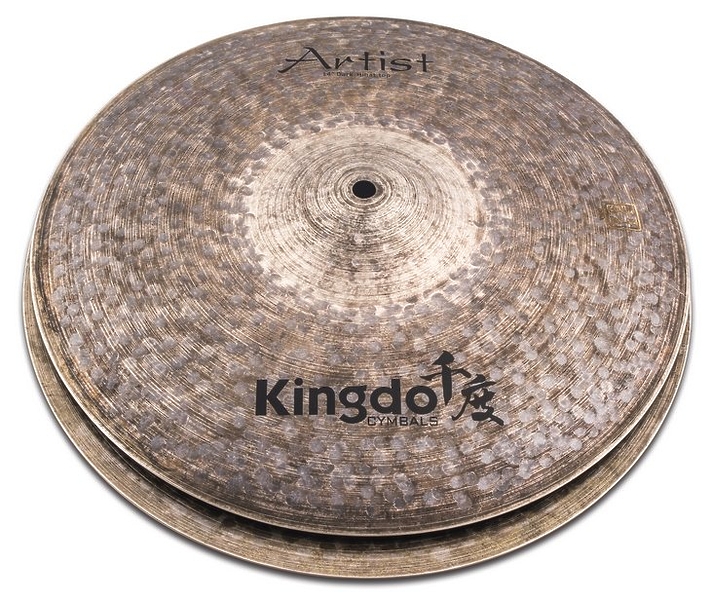 Тарелки хай-хэт KINGDO 14" ARTIST DARK HI-HAT артикул 320465Si-1