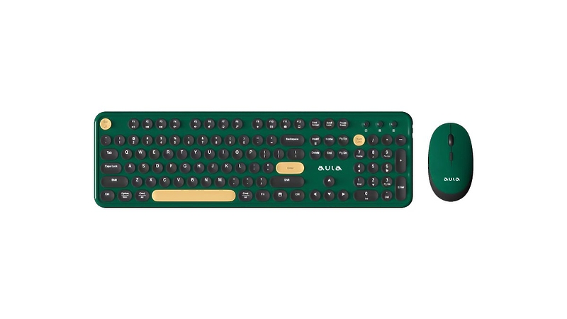 Клавиатура и мышь AULA AC306 Dark Green-Black артикул 320166Si-1