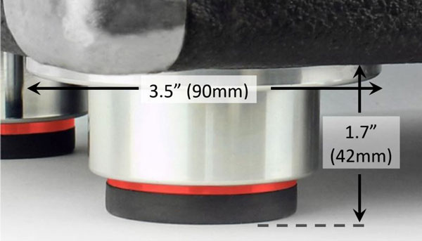 Антивибрационные опоры IsoAcoustics Stage 1 (4 шт) артикул 326314Si-1 фото 4