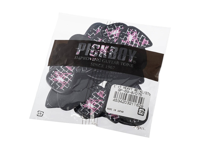 Медиаторы Pickboy Celltex Heavy Metal GP-69-8/075 (50 шт) артикул 332350Si-1 фото 3