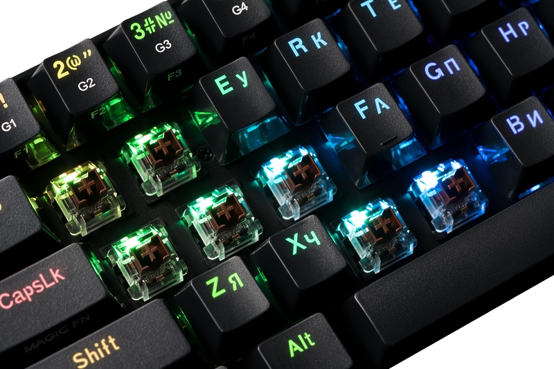 Игровая беспроводная клавиатура Redragon DRACONIC черная артикул 324018Si-1 фото 12