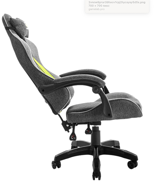Кресло компьютерное игровое GameLab TETRA Breeze Black-Green артикул 330713Si-1 фото 6