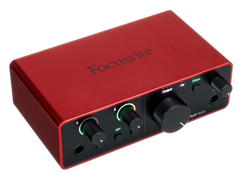 Звуковая карта FOCUSRITE Scarlett Solo 4th Gen артикул 307004Si-1 фото 5