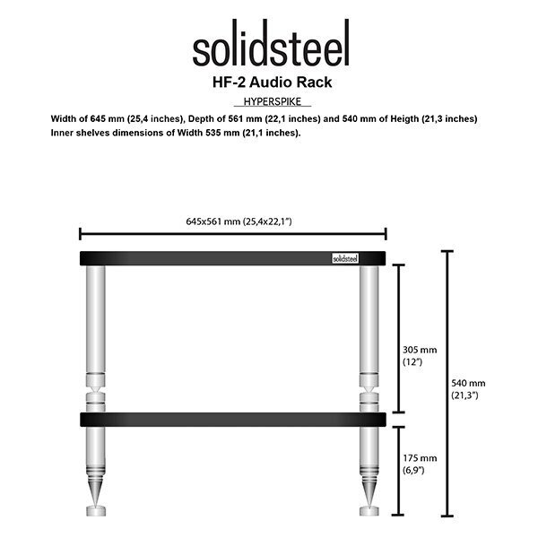 Стенд Solidsteel HF-2 Glossy White артикул 236700Si-1 фото 3
