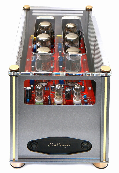 Ламповый усилитель AUDIO VALVE Challenger 115 silver/gold артикул 134116Si-1
