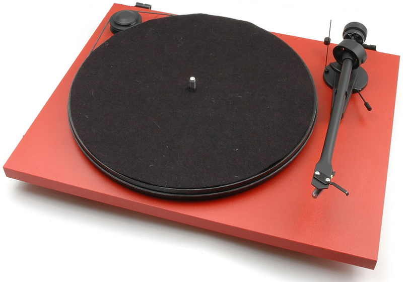 Проигрыватель винила Pro-Ject Essential II Phono USB (DC) (OM 5e) matt red артикул 103683Si-1