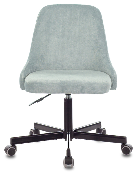Кресло Бюрократ CH-340M/LT-28 (Office chair CH-340M grey/l.blue Light-28 cross metal) артикул 263390Si-1 фото 3