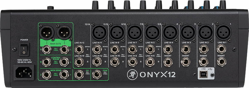 Микшер Mackie ONYX12 артикул 230264Si-1 фото 5